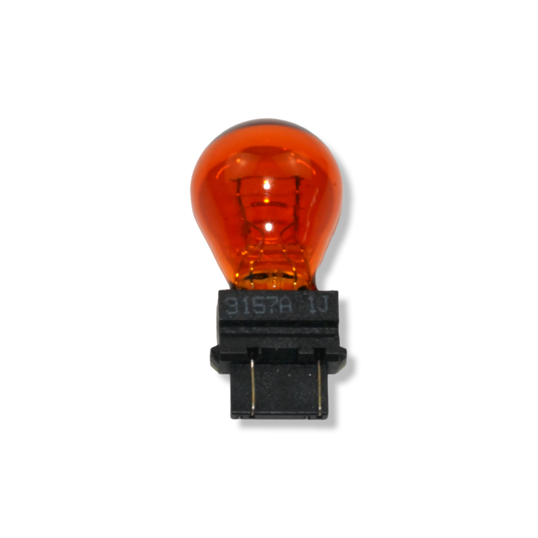 A yellow signal light lamp