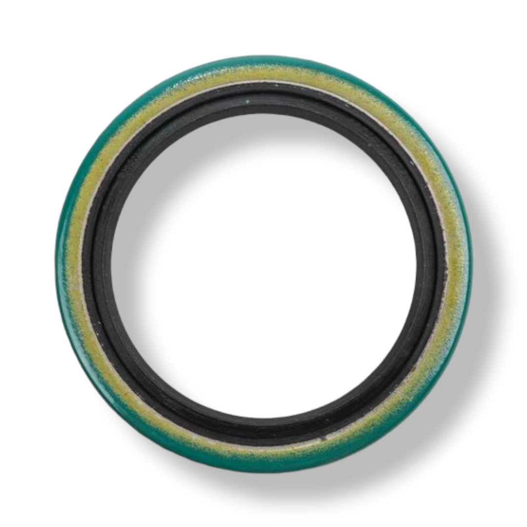 A green and yellow ring is shown on a white background.