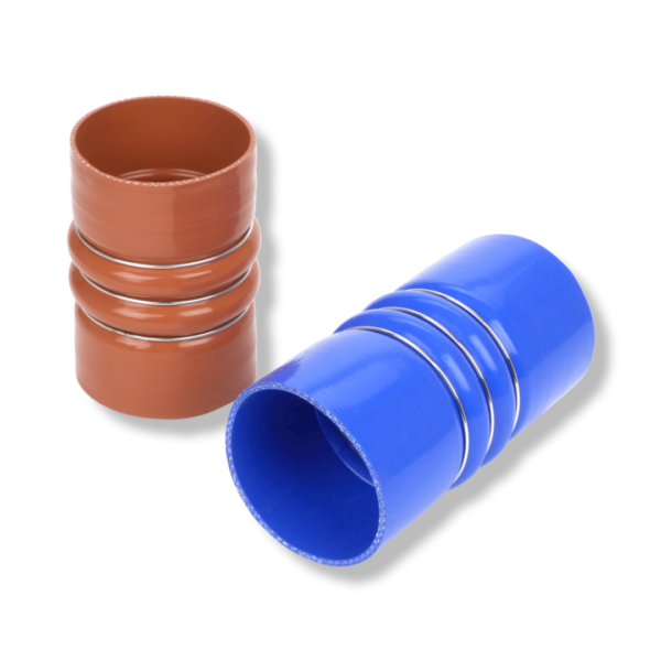 Two different types of hose are sitting next to each other.