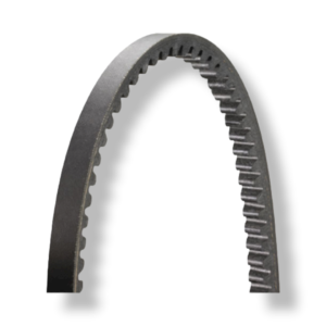 A close up of the side of an automobile belt