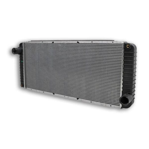 A radiator is shown with the top of it.