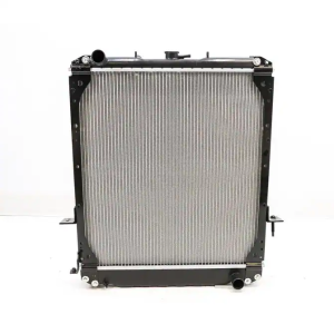 A radiator is shown on the side of a white wall.