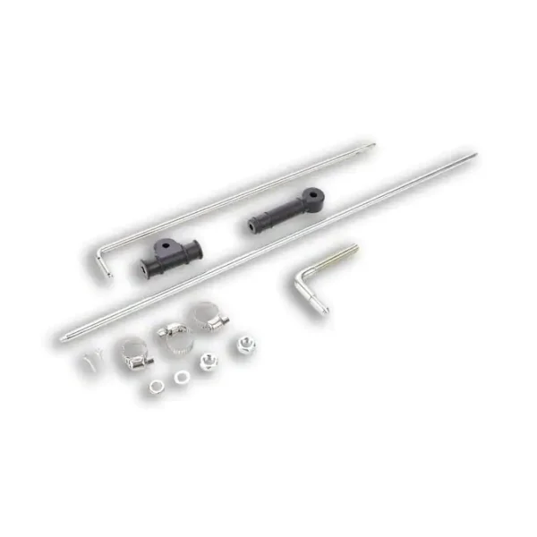 A set of parts for the car with a long handle.