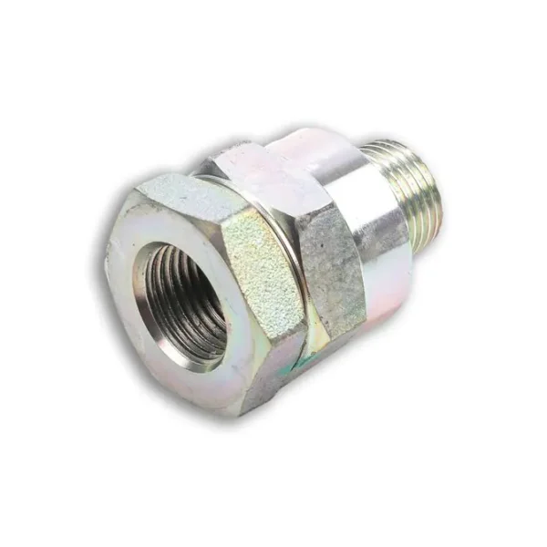 A close up of an industrial hose connector