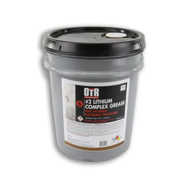 A bucket of grease for the engine of an automobile.