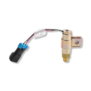 A picture of the air pressure sensor with wires attached.