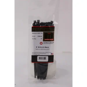 A package of black and white electrical wire.