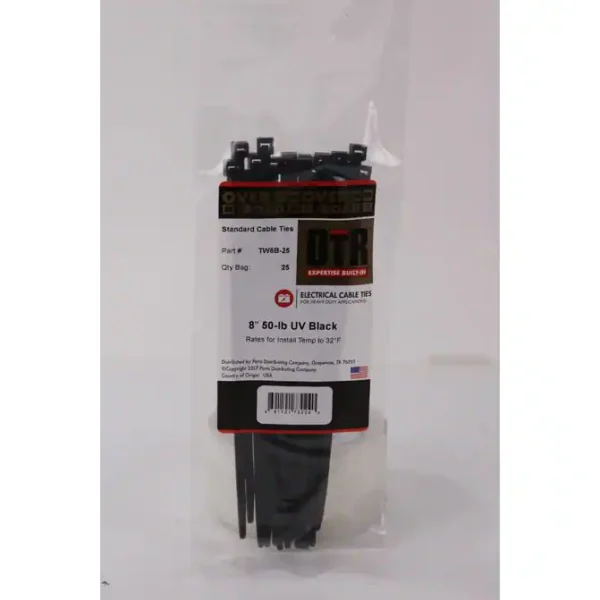 A package of black and white electrical wire.