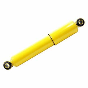 A yellow shock absorber is shown.